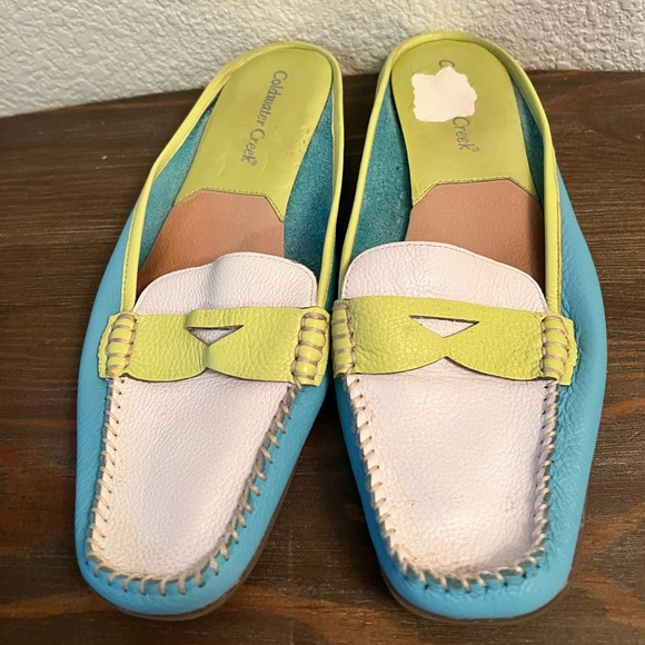 Coldwater Creek Women's Color Block Loafer Mule Size 8M - Picture 3 of 7